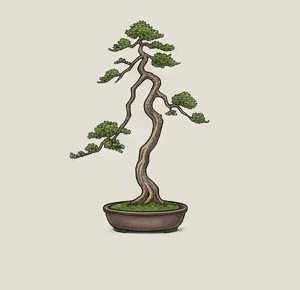 Bunjingi bonsai style example