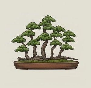 Ikadabuki bonsai style example