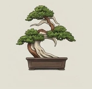 Sharimiki bonsai style example